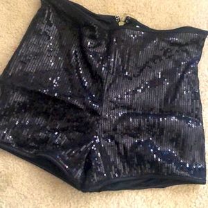 Sequin shorts